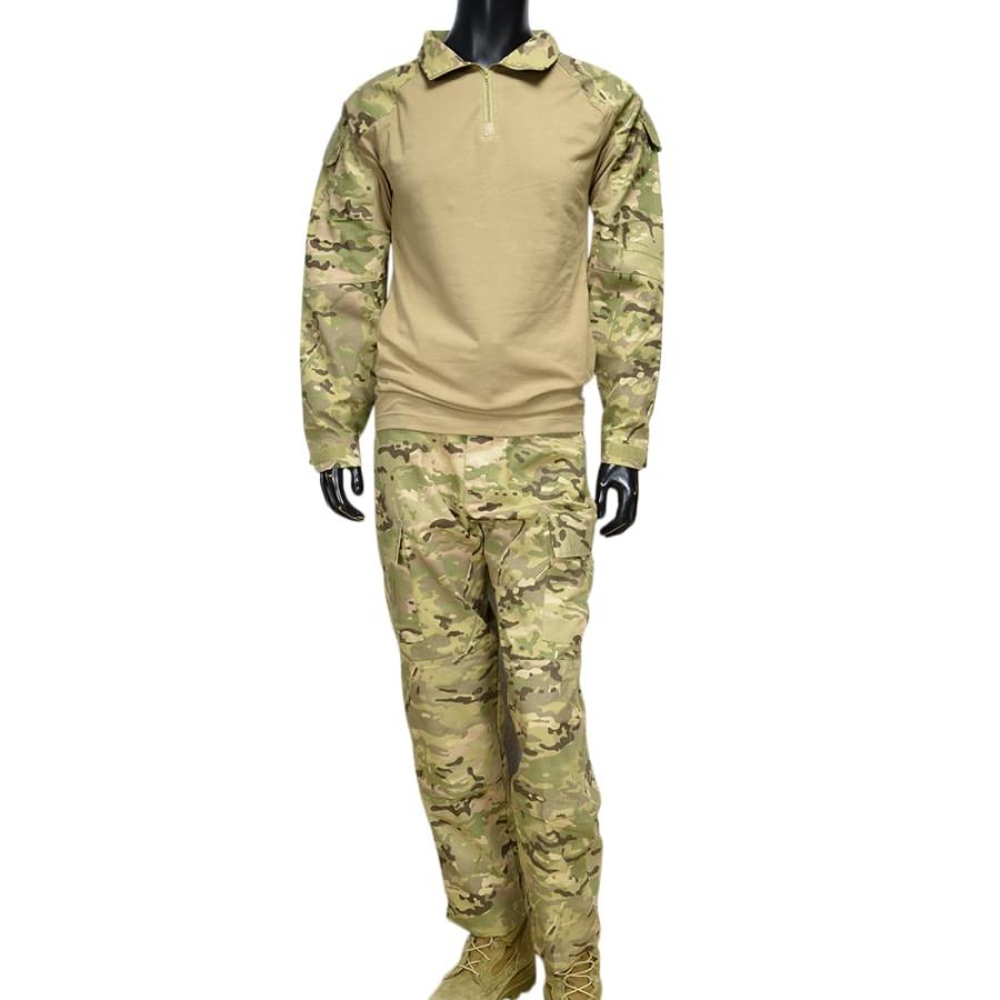 ウクライナ軍放出品 迷彩服 マルチカム BDU上下セット コンバット 