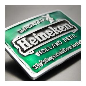 ベルトバックル Heineken ハイネケン 6.5×9.5 亜鉛合金製 ベルト ベルトバックル Heineken ハイネケン 6.5×9.5 亜鉛合金製 ベルト