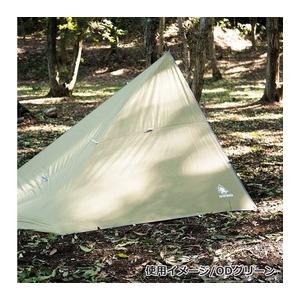 Pathfinder ナイロンタープ 約2.3×2.3m 70D防水ナイロン 収納袋 ペグ
