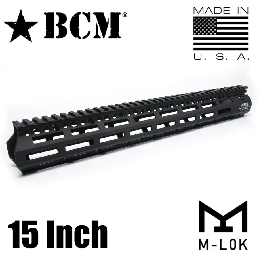 BCM ハンドガード MCMR M-LOK アルミ合金製 M4/AR15用 [ ブラック / 15