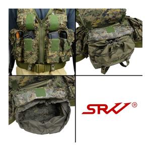 SRVV タクティカルベスト Spetsnaz 収納多数 AKマガジン8本対応