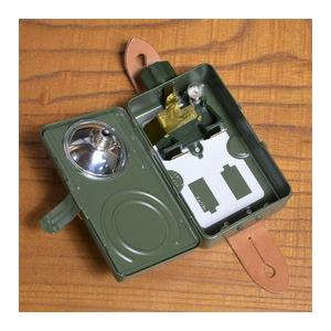 ドイツ軍放出品 シグナルライト 懐中電灯 カラーフィルター付き レンズ