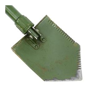 イギリス軍放出品 折りたたみスコップ 三つ折り 樹脂製ケース付き