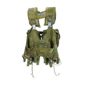 米軍放出品 タクティカルベスト 初期型 LBV ウッドランド迷彩 [ 難あり