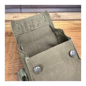 チェコ軍放出品 ガスマスクバッグ コットン製 OD [ 可 ] ガスマスク