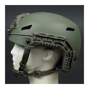 FASTタイプ戦術ヘルメット｜調整可能｜オリーブドラブ FMA タクティカルヘルメット CAIMANタイプ 樹脂製 ハイブリッド