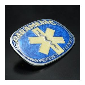 ベルトバックル PARAMEDIC アメリカ救急隊員 パラメディック 金属 