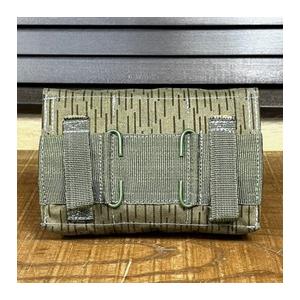 ドイツ軍放出品 グレネードポーチ 3個用 レインカモ [ 良い