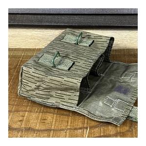 ドイツ軍放出品 グレネードポーチ 3個用 レインカモ [ 良い