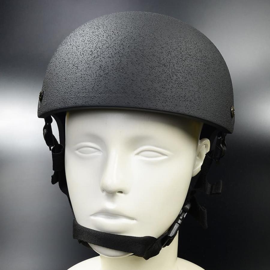 タクティカルヘルメット 梨地加工 クッション付き 耳あて無し MICH2001