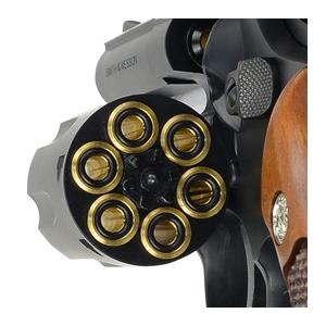 マルシン ガスガン M10 3インチ マットブラックABS 木製グリップ 072516 ハーフチェッカー木製グリップ_6