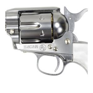 マルシン ガスガン コルト SAA45 シビリアン 4.75インチ シルバーABS パールプラグリップ 102504_2