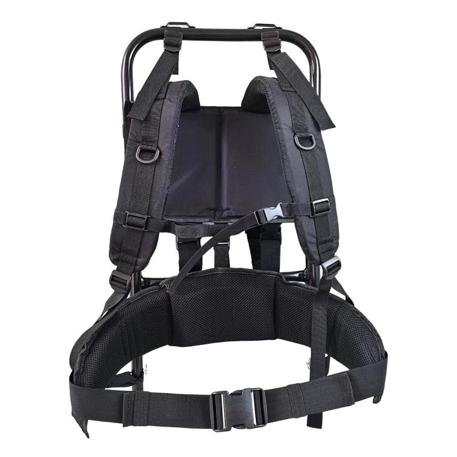 バッグパックフレーム 折りたたみ式 アルミ合金 耐荷重60kg [ ブラック ][ra19443] バッグパックフレーム 折りたたみ式 アルミ合金 耐荷重60kg [ ブラック