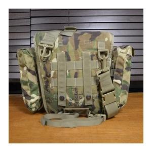 イギリス軍放出品 ガスマスクバッグ MTP迷彩 マスクカバー付き [ 難