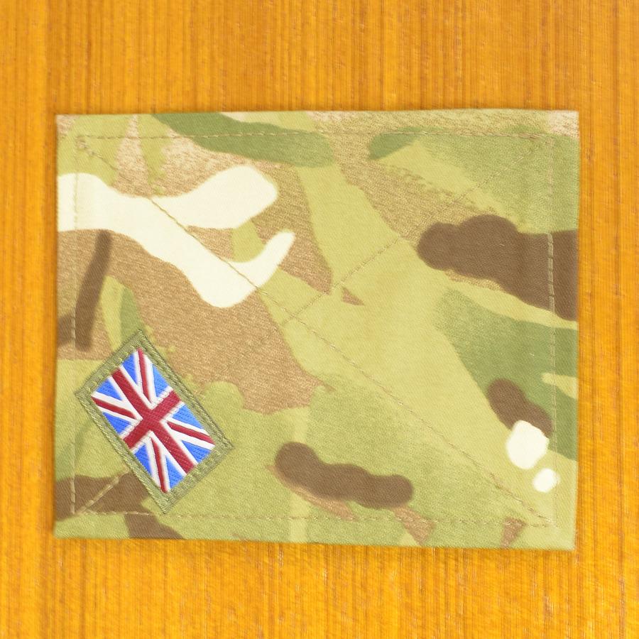 イギリス軍放出品 ワッペン MTP迷彩 全面ベルクロ [ 良い / 国旗あり