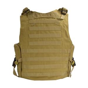 プレートキャリア クイックリリースワイヤー付 タン ミリタリーベスト