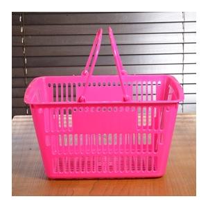 買い物カゴ 11L スモールサイズ ショッピングバスケット [ ピンク ] 11