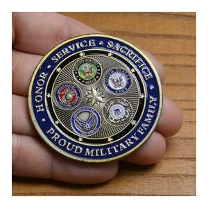 チャレンジコイン 紋章 アメリカ五軍 国防総省 記念メダル Challenge 