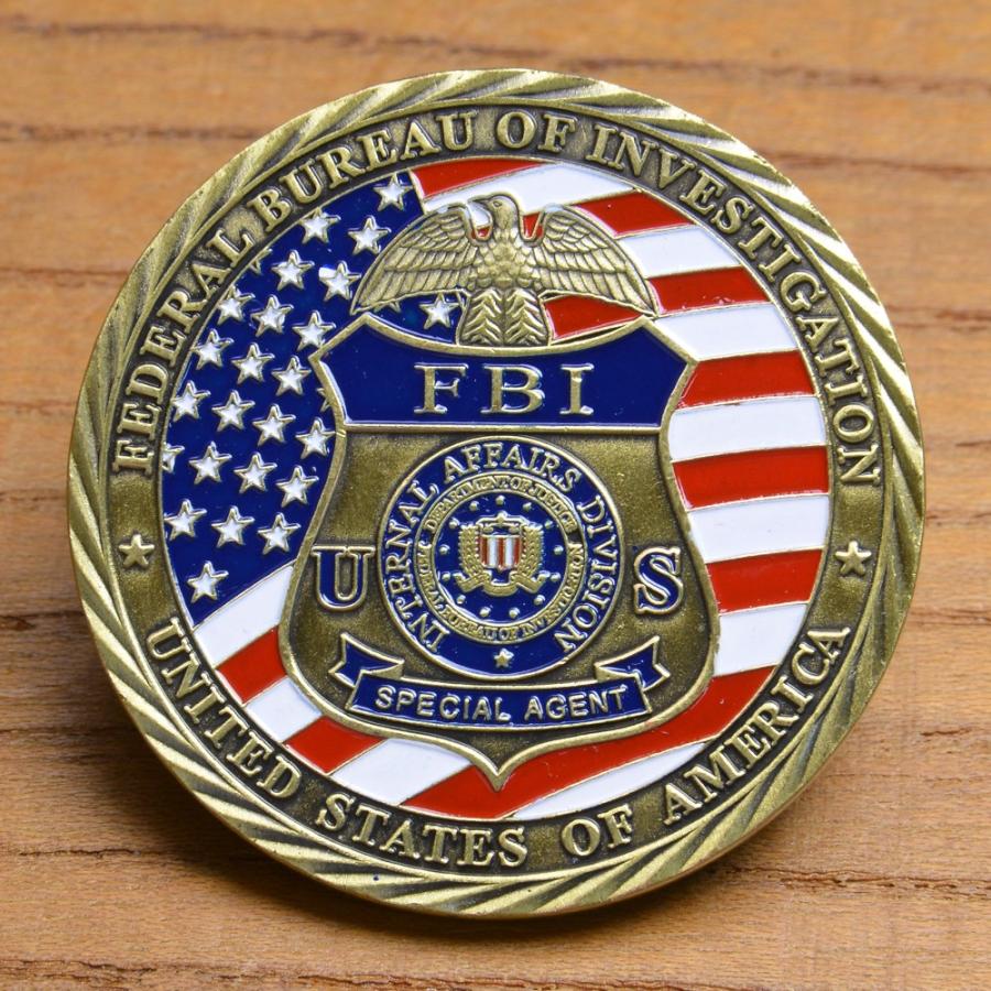 チャレンジコイン FBI 公式紋章 記念メダル Challenge Coin 記念コイン
