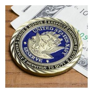 チャレンジコイン 米海軍省 紋章 GOATLOCKER 記念メダル Challenge