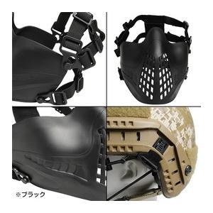 ハーフフェイスガード PILOT MASK ヘルメット装着アダプター付 [ カーボンファイバー ] パイロットマスク｜repmartjp｜06