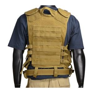 Rothco ミリタリーベスト クロスドロー 右利き用 ベルト付 [ コヨーテタン ] ロスコ タクティカルベストの画像