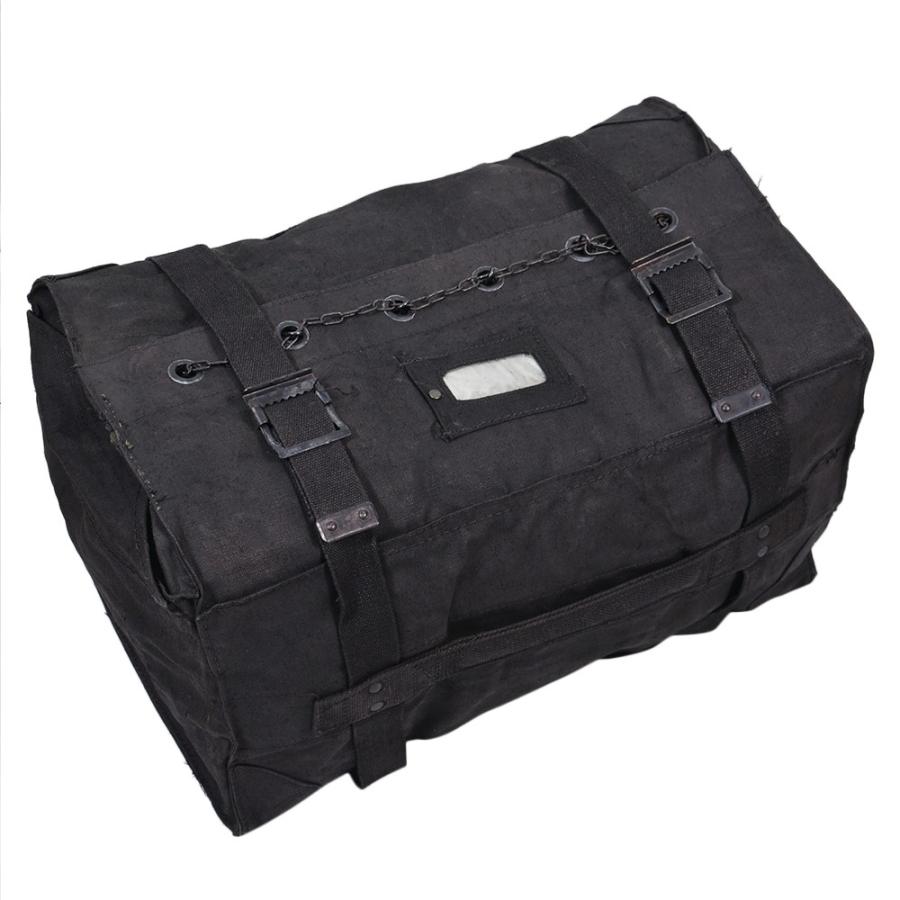 RRL 初代 イタリア製 パラシュートバッグ イタリア軍放出品 チェーン付 パラシュートバッグ 59L [ ブラック / 難