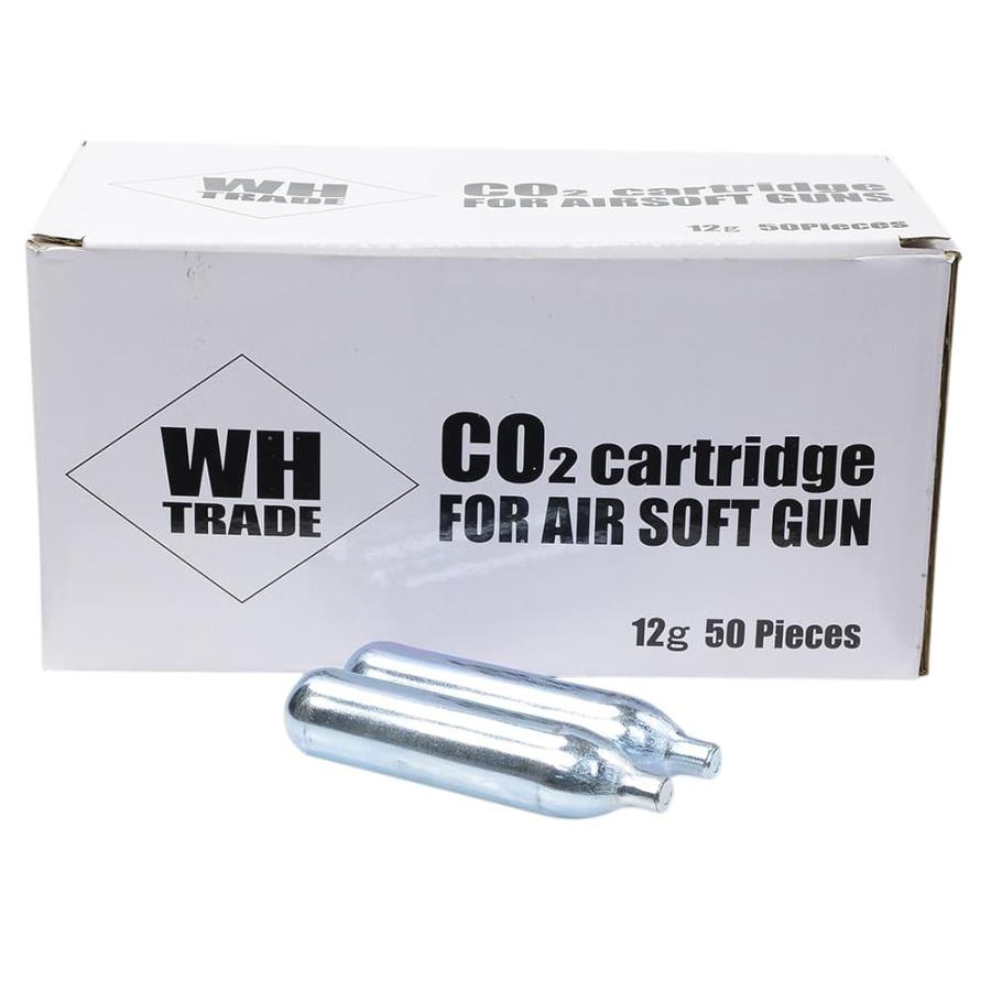 WH TRADE CO2カートリッジ 12g 50本入り : ミリタリーショップ
