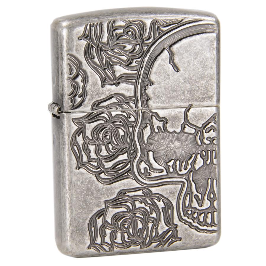 Zippo スカル ローズ 2 アーマー ジッポー オイルライター Z2 ミリタリーショップ レプマート 通販 Yahoo ショッピング