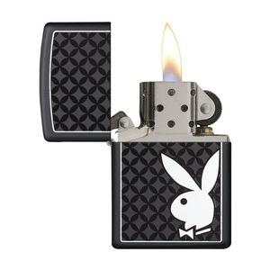 ZIPPO プレイボーイ ダイヤモンド柄 29578 マットブラック ジッポー オイルライター Playboy｜repmartjp｜03