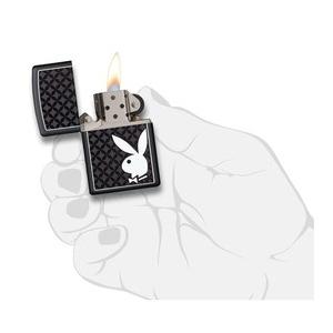 ZIPPO プレイボーイ ダイヤモンド柄 29578 マットブラック ジッポー オイルライター Playboy｜repmartjp｜04