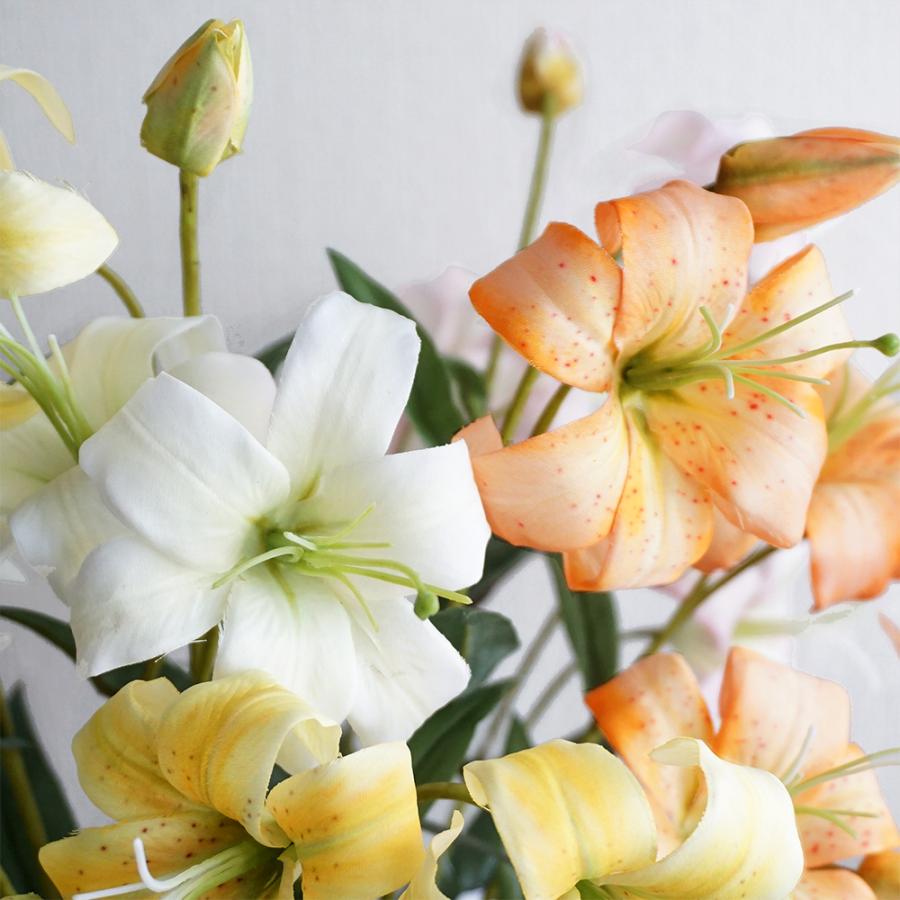 造花 リリィ 1本 ユリ 百合 リリー インテリア 飾り 装飾 フェイク