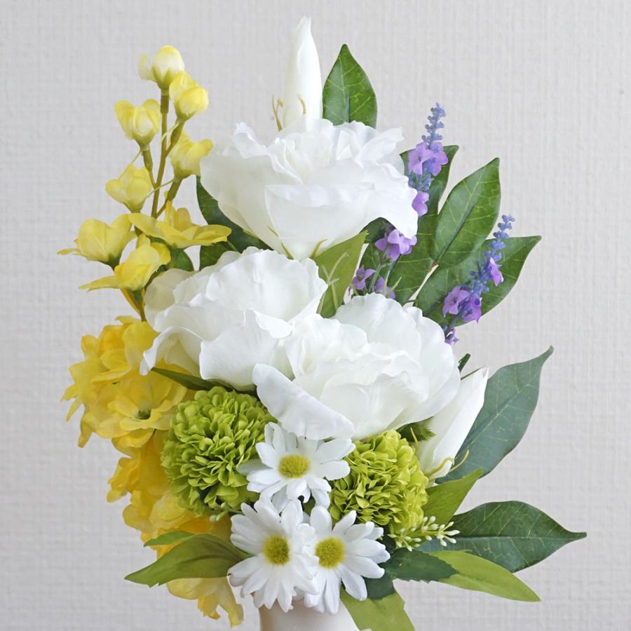 仏花 造花 仏壇用 光触媒加工 トルコキキョウ マム 1束 小サイズ