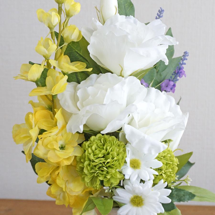仏花 造花 仏壇用 光触媒加工 トルコキキョウ マム 1束 小サイズ