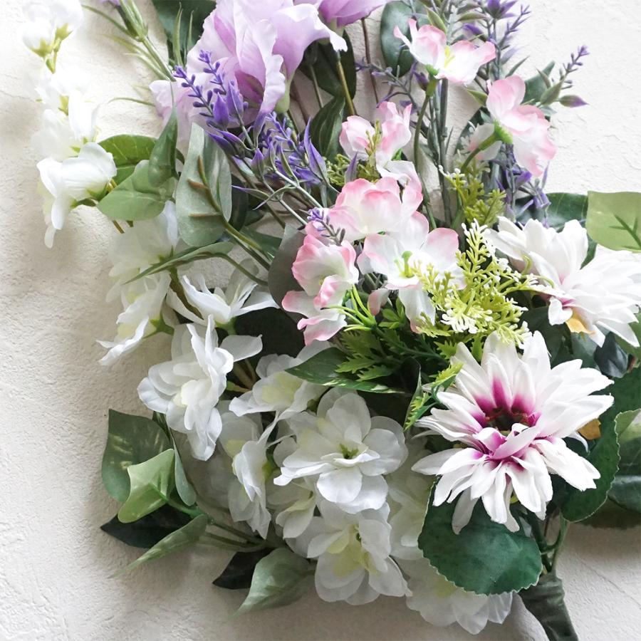 仏花 造花 お墓用 一対 ダリア ラベンダー トルコキキョウ 2束 仏花 造花 お墓用 一対 ダリア ラベンダー トルコキキョウ 2束