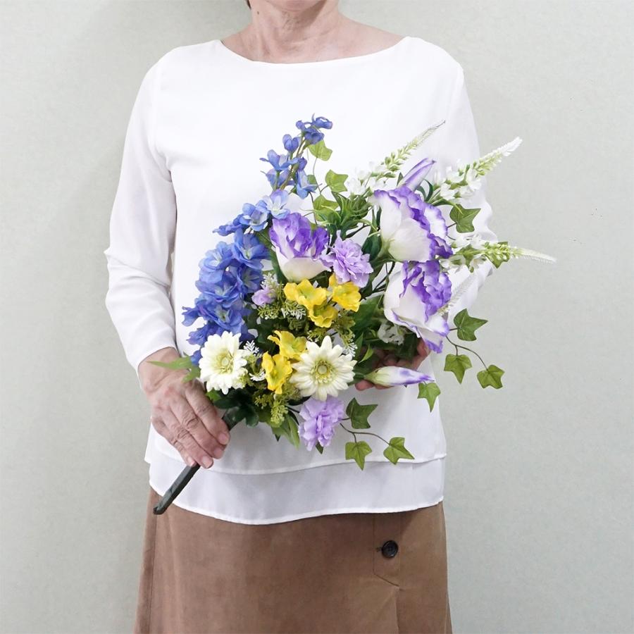 仏花 造花 お墓用 単品 トルコキキョウ カーネーション ガーベラ 1束