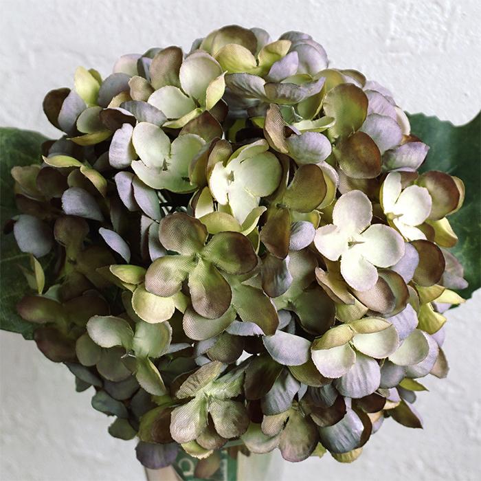 造花 Magiq マジック メルバハイドレンジア ブラウングリーン 1本 全長約33cm Fm6059 025 紫陽花 アジサイ 飾り 装飾 インテリア 花材 Fm6059 025 リポーズジョイ 通販 Yahoo ショッピング