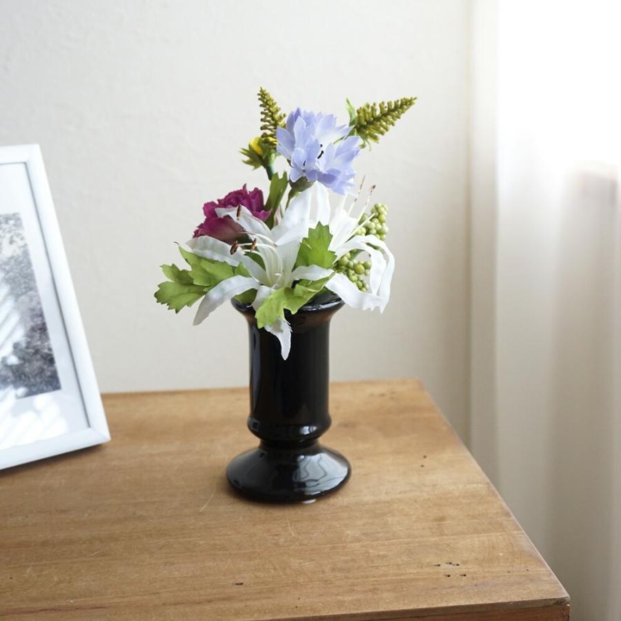 仏花 造花 小さなお供え花S ネリネ 仏壇 手元供養 供花 高さ17.5cm