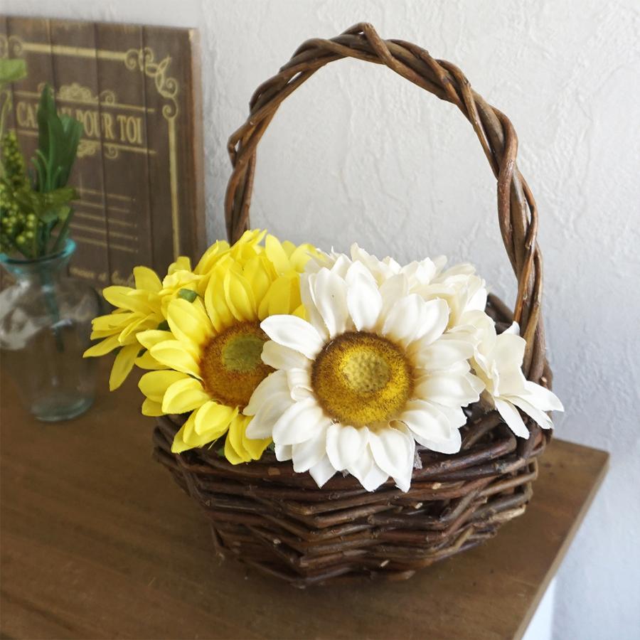 ハンドメイド ひまわり ブーケ 木製容器 ハンドメイド ひまわり ブーケ 木製容器（押し花：ひまわりの