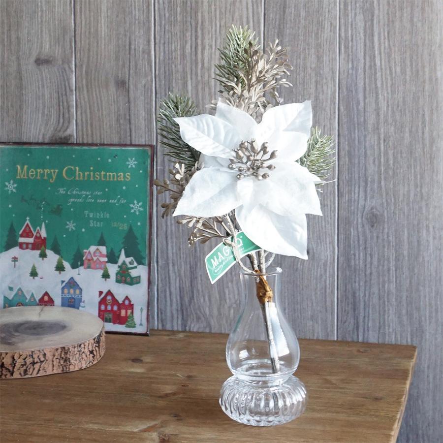 クリスマス屋 クリスマス 造花 キャロル ポインセチア バンドル 1束