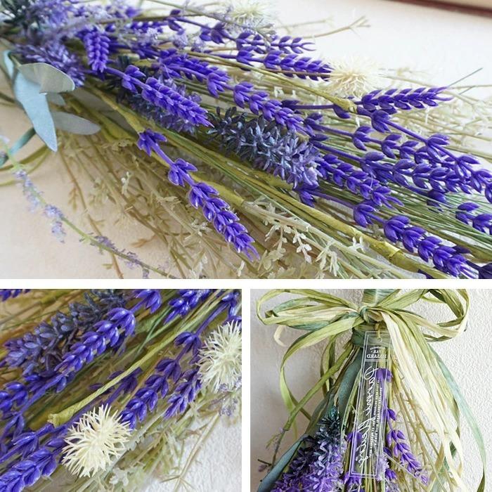 造花 ラベンダーと野草のスワッグ Lサイズ 壁面 飾り 壁掛け 壁飾り 装飾 ナチュラル 可愛い 玄関 夏 インテリア 逆さ 吊るす ディスプレイ お洒落 Lavenderswag 6 リポーズジョイ 通販 Yahoo ショッピング