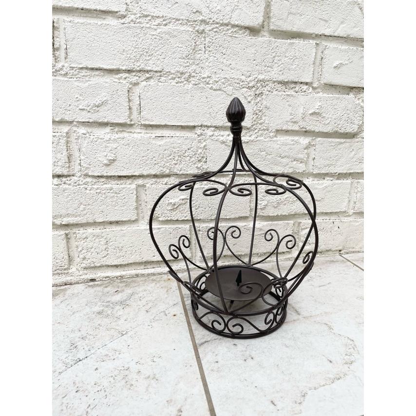 アイアン雑貨 キャンドルホルダー クラウン 王冠 : 雑貨のお店ルポゼ