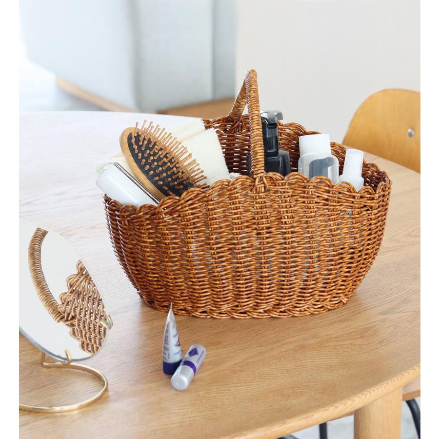 UTILE バスケット かご おしゃれ 洗える 果物 収納 ユティル オーバル