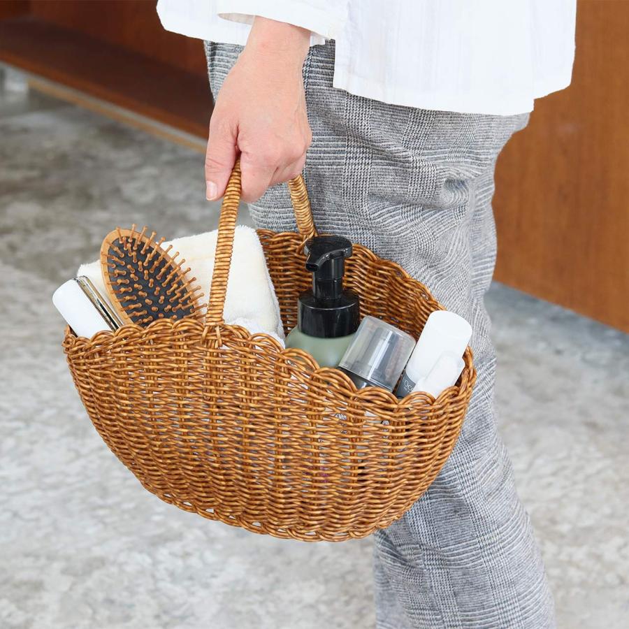 UTILE バスケット かご おしゃれ 洗える 果物 収納 ユティル オーバル