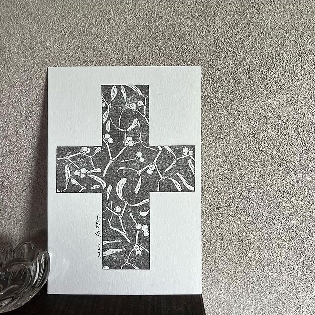 消しゴムはんこNo.125  ボタニカル③ 消しゴムはんこNo.125 ボタニカル③