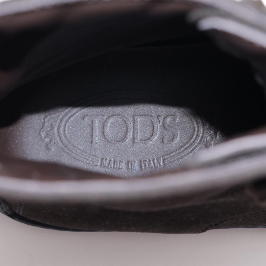 美品 TOD'S トッズ メンズ ブーツ 5 24cm相当 焦げ茶 ブラウン スエード レザー 箱 シューズボックス 保存袋｜reproduct-r4｜08