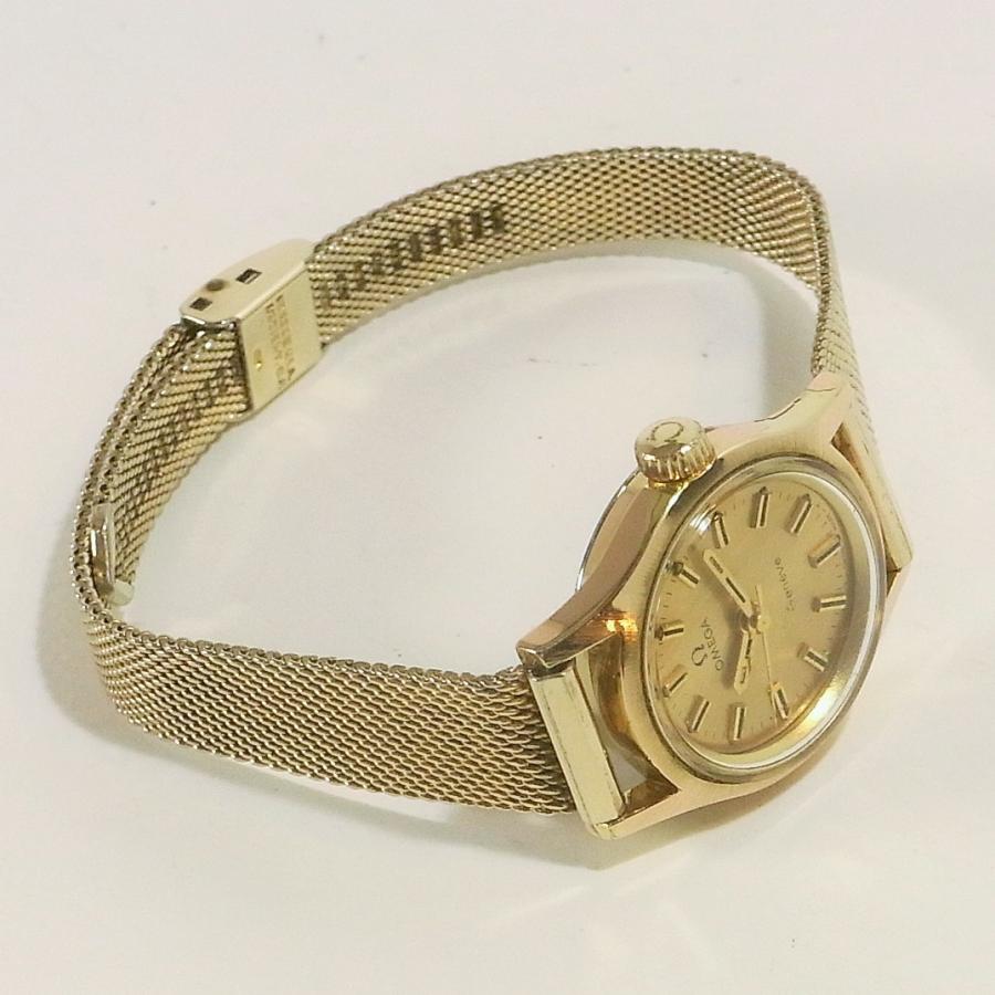 稼働品 OMEGA Geneve オメガ ジュネーブ レディース 手巻き 機械式 アンティーク 腕時計