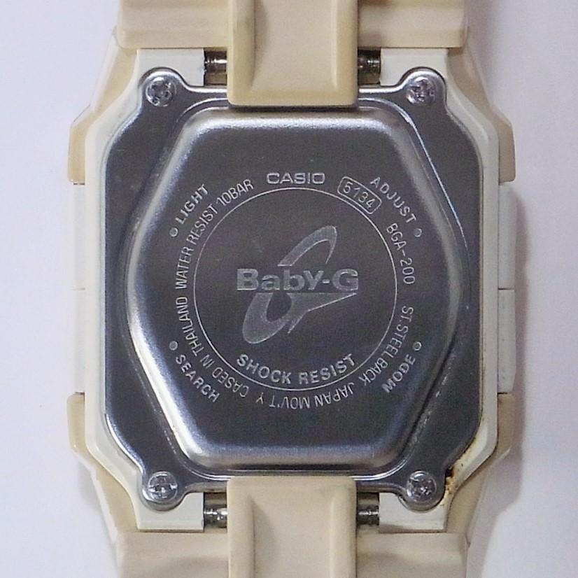 稼働品 CASIO BABY-G カシオ ベビージー 腕時計 白 BGA-200｜reproduct-r4｜05
