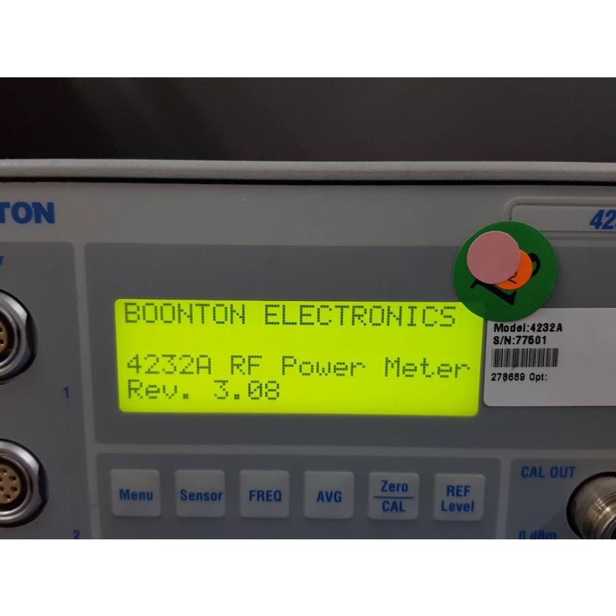 (NBC) 中古 Boonton 4232A RFパワーメーター RF Power Meter (7501) : リプロライズYahoo ...