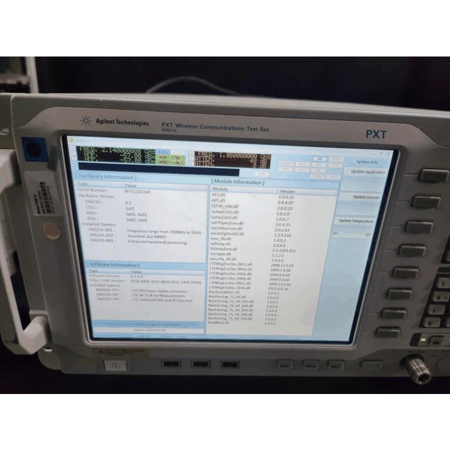 [NBC] Agilent E6621A PXT ワイヤレスコミュニケーションテストセット 500MHz〜3.0GHz Wireless ...